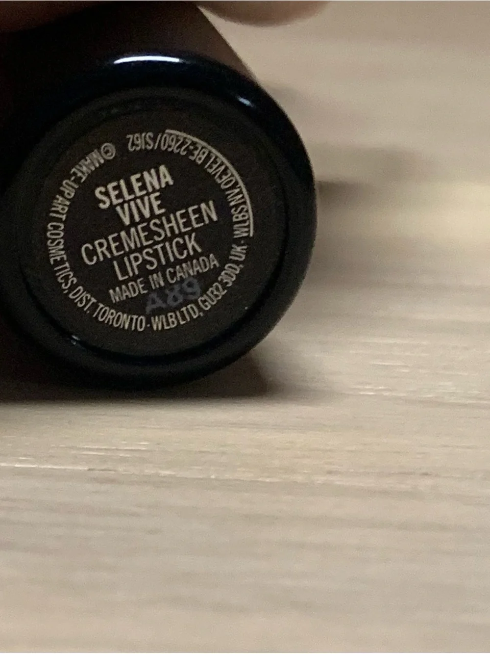 MAC Cosmetics Selena Vive Rose-Engraved Lipstick - Peachy Pink Nude